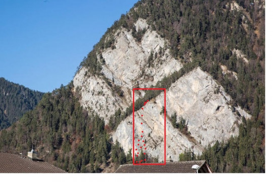 Felssturz am Harder